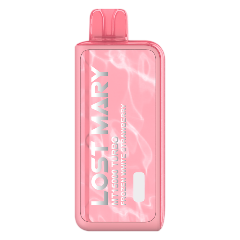 Lost Mary MT15000 Turbo Frozen White Strawberry Disposable Vape 15,000 Puffs