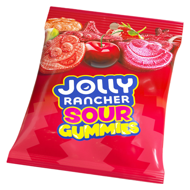 Jolly Rancher Gummies Sour Awesome Reds Bag, 6.5 oz