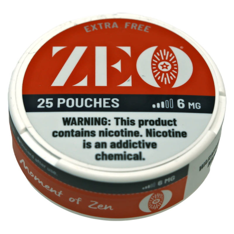 ZEO Nicotine Pouches Extra Free 6mg