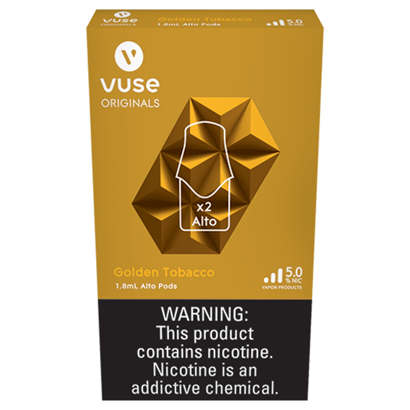 Vuse Alto Pod Golden Tobacco 5% Nicotine 2ct