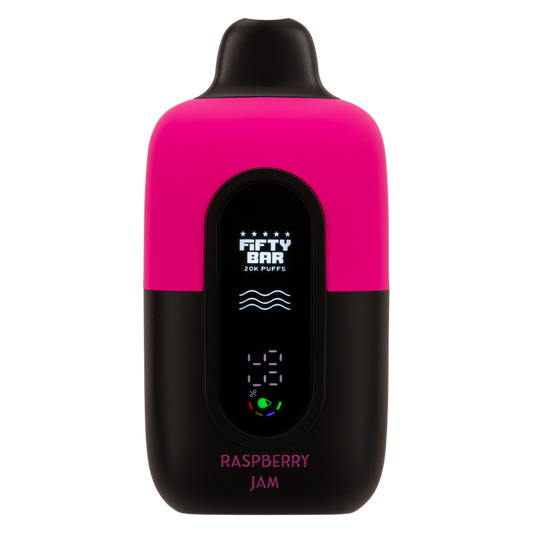 Raspberry Jam Fifty Bar 20K Disposable Vape