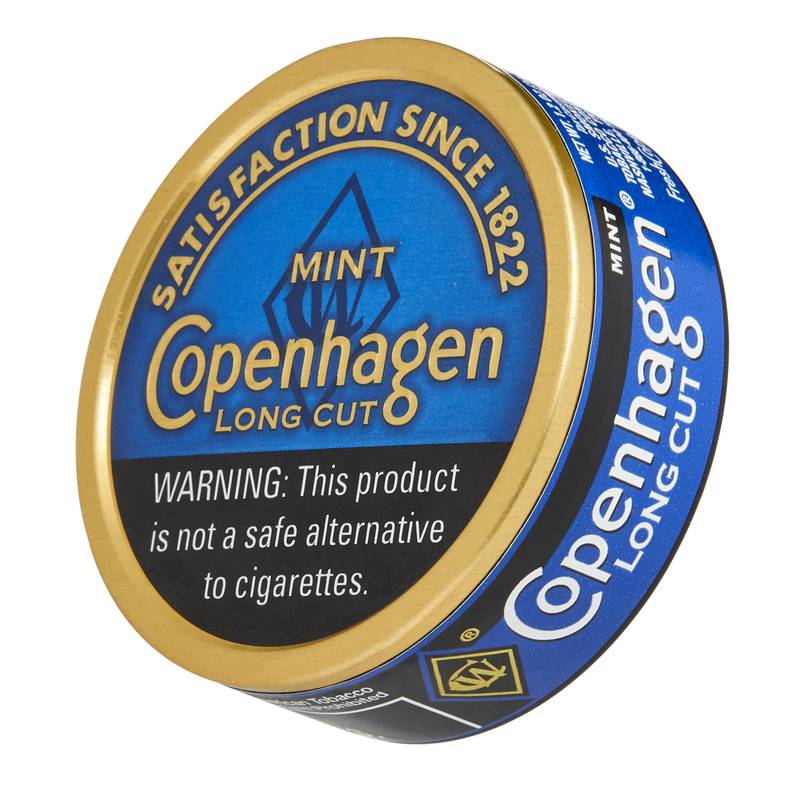 Copenhagen Mint Long Cut Chewing Tobacco 1.2oz