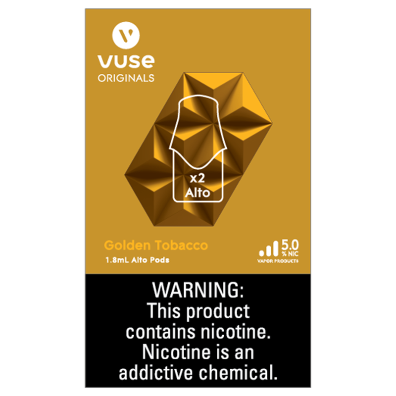 Vuse Alto Pod Golden Tobacco 5% Nicotine 2ct