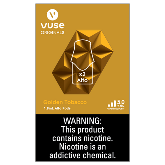 Vuse Alto Pod Golden Tobacco 5% Nicotine 2ct