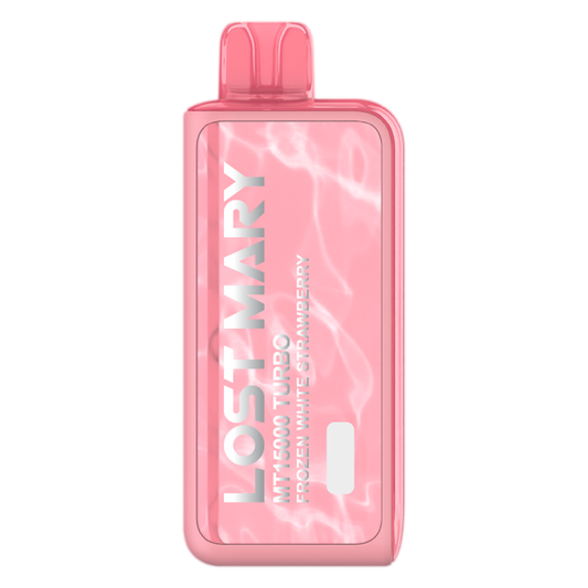Lost Mary MT15000 Turbo Frozen White Strawberry Disposable Vape 15,000 Puffs