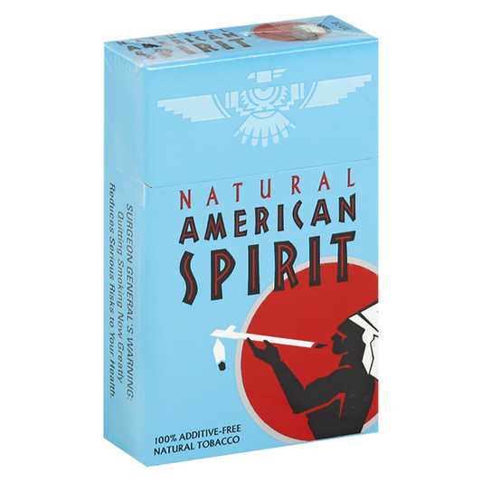American Spirit Full Bodied Blue Cigarettes 20ct Box 1pk