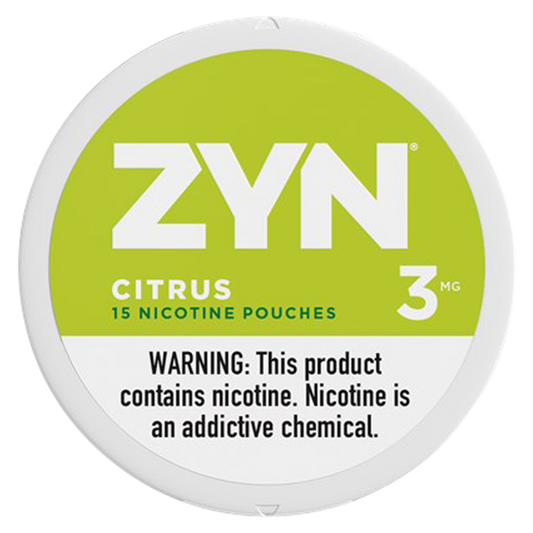 ZYN Nicotine Pouches Citrus 3mg Tin
