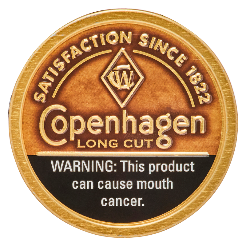 Copenhagen Natural Long Cut Chewing Tobacco 1.2oz