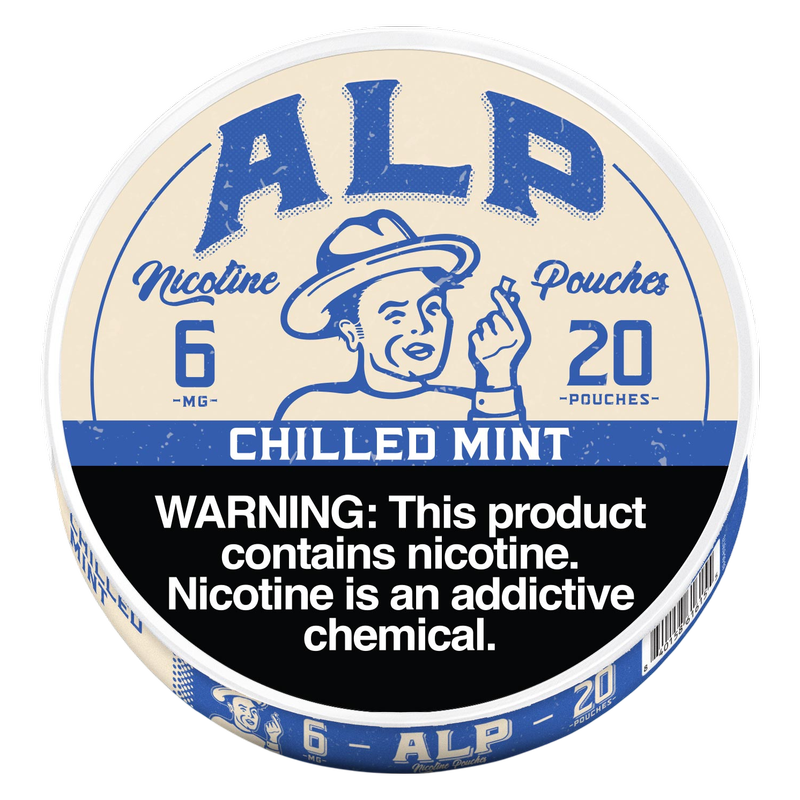 ALP Chilled Mint Nicotine Pouches, 6mg