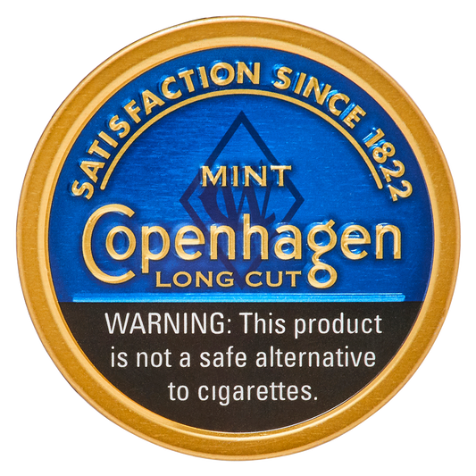 Copenhagen Mint Long Cut Chewing Tobacco 1.2oz
