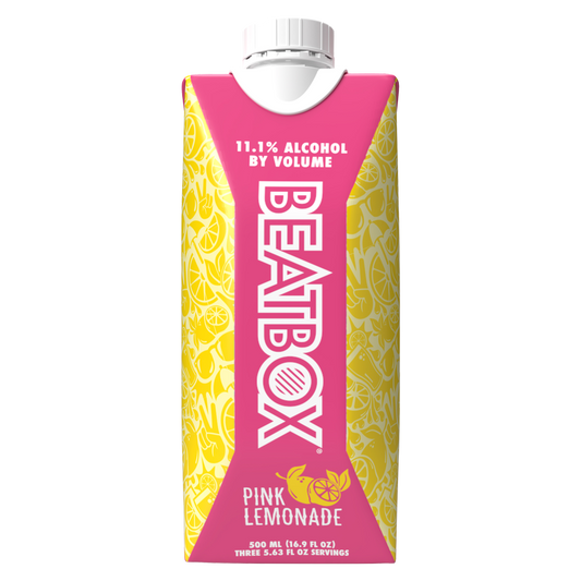 BeatBox Pink Lemonade 500ml 11.1% ABV Wine Party Punch