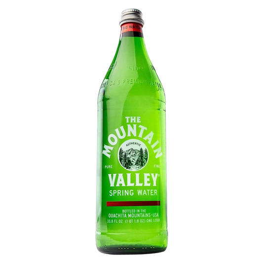 Mountain Valley Spring Water 1L Glass Bottle