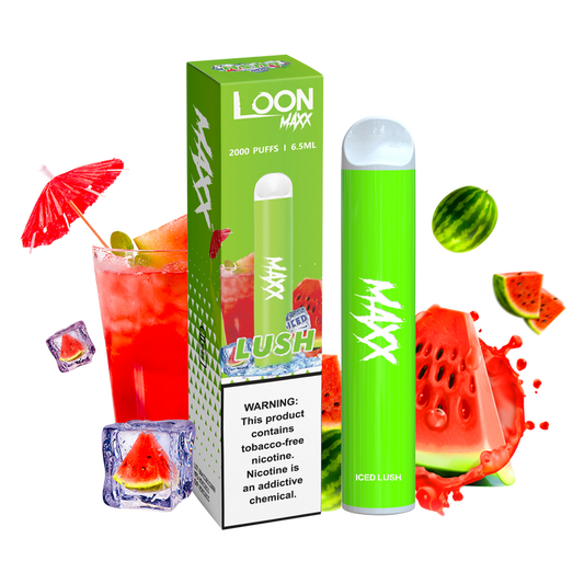 Loon MAXX Ice Lush Disposable Vape 6.5ml 6% Nicotine 2000 Puffs