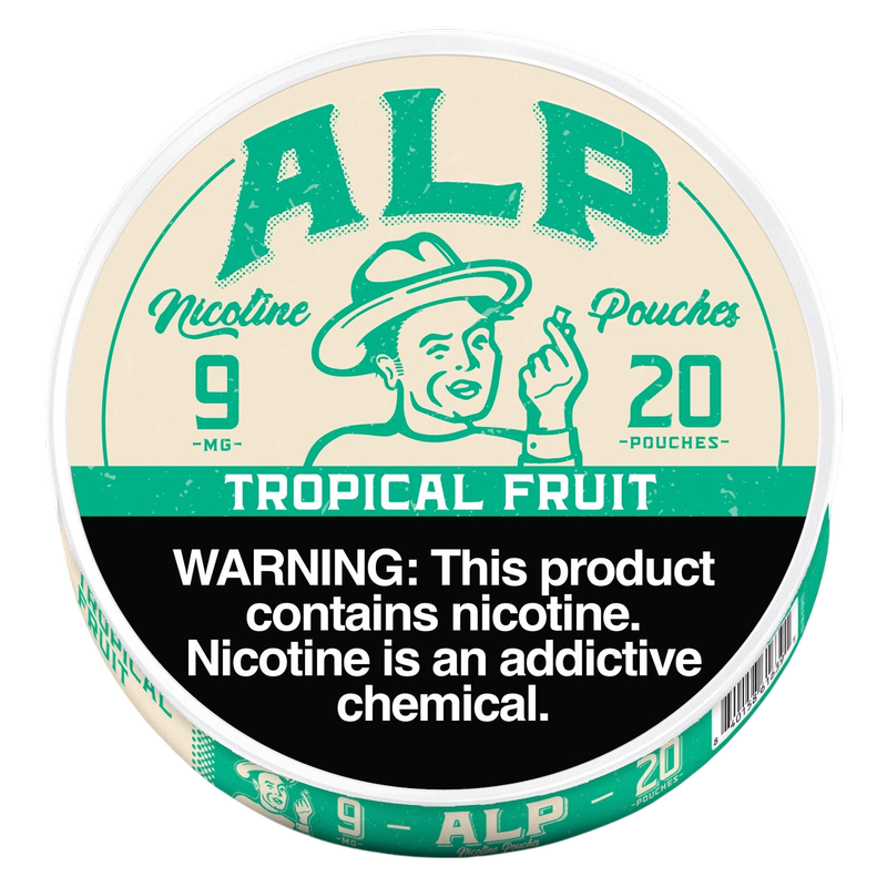ALP Tropical Fruit Nicotine Pouches, 9mg