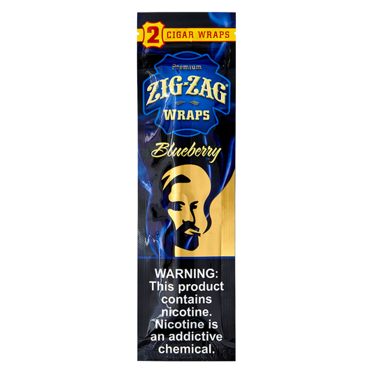 Zig Zag Blueberry Blunt Wraps 2ct