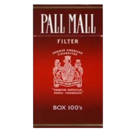Pall Mall Red Box 100's Cigarettes 1pk