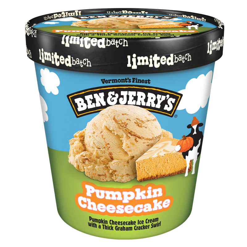 Ben & Jerry's Pumpkin Cheesecake Ice Cream 16oz