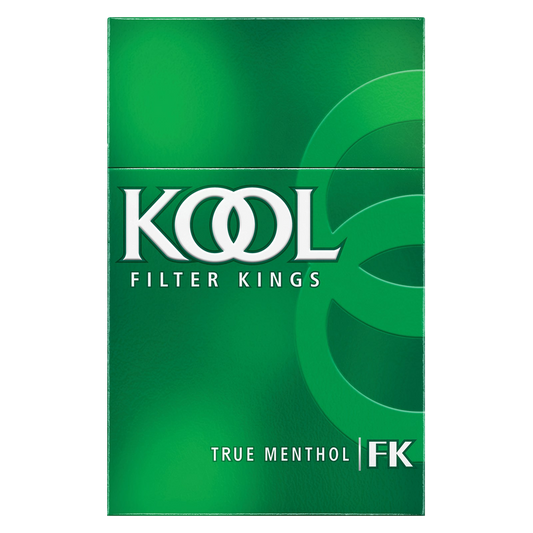 Kool Kings Menthol Green Cigarettes 20ct Box 1pk