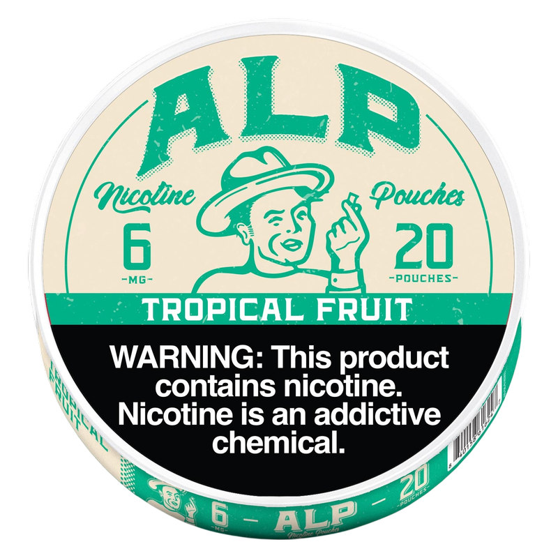 ALP Tropical Fruit Nicotine Pouches, 6mg