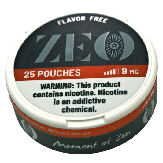 ZEO Nicotine Pouches Flavor Free 9mg