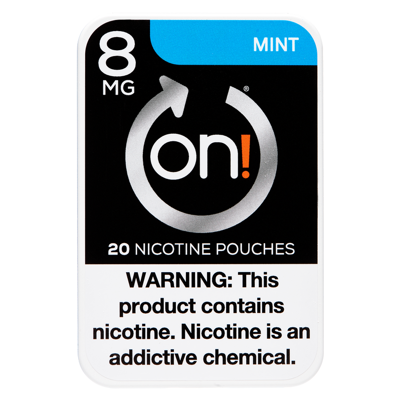 On! Mint Nicotine Pouches 8mg