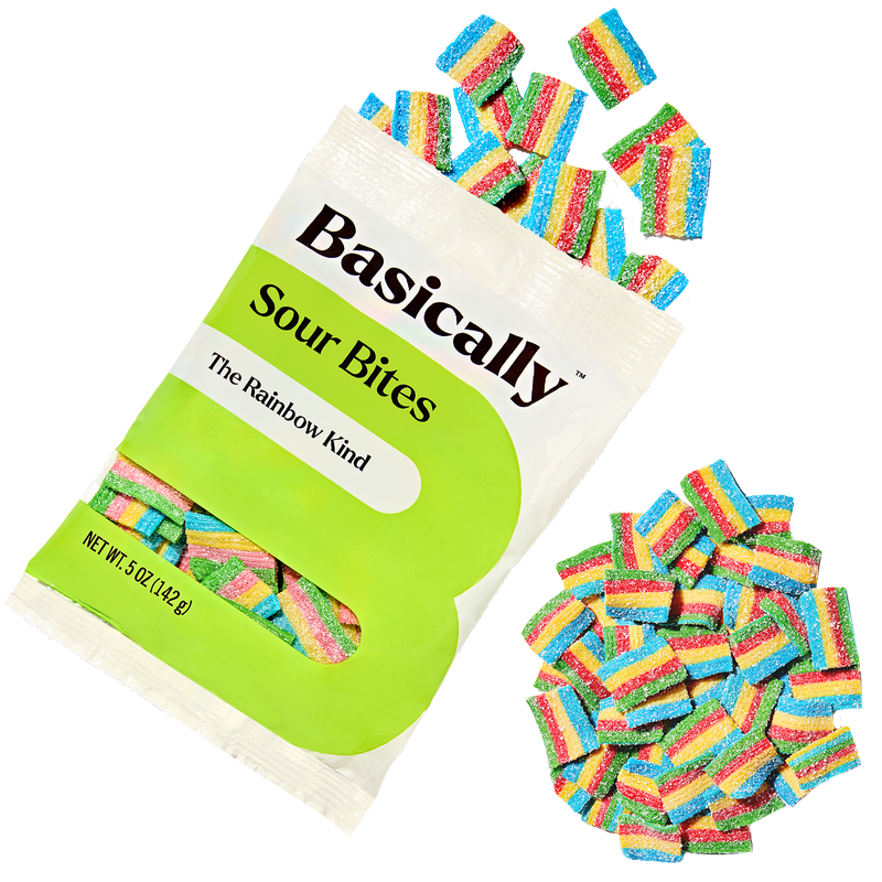 Basically Sour Rainbow Bites 5oz