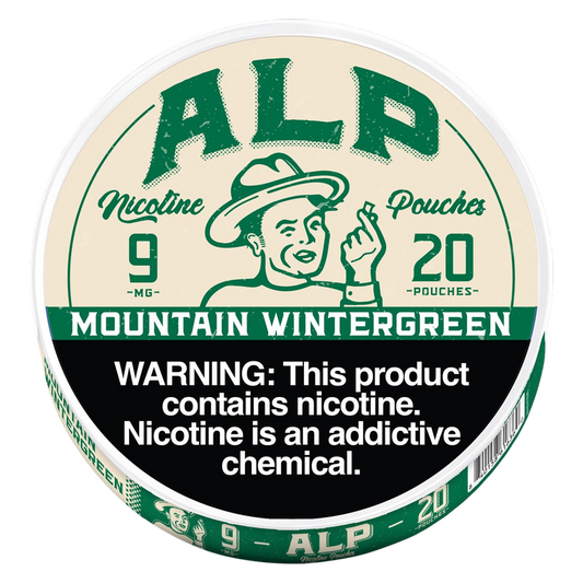 ALP Mountain Wintergreen Nicotine Pouches, 9mg
