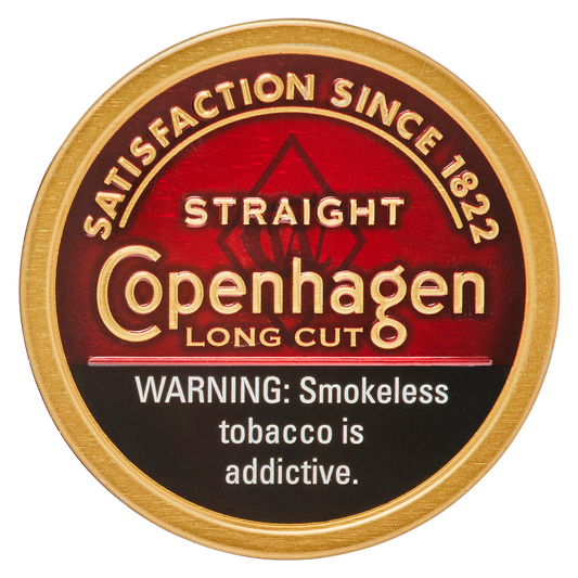 Copenhagen Straight Long Cut Chewing Tobacco 1.2oz
