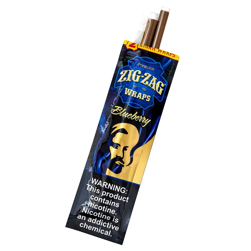 Zig Zag Blueberry Blunt Wraps 2ct