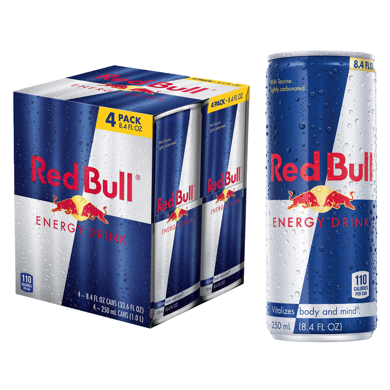 Red Bull Energy Drink 4pk 8.4oz Can