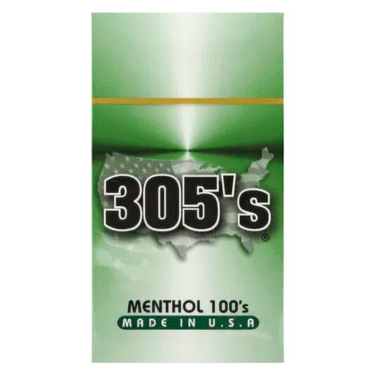 305 Menthol 100s Cigarettes 20ct Box 1pk