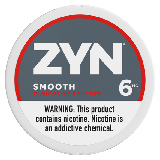 ZYN Nicotine Pouches Smooth 6mg Tin