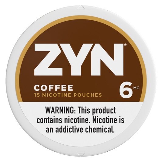 ZYN Nicotine Pouches Coffee 6mg 15ct