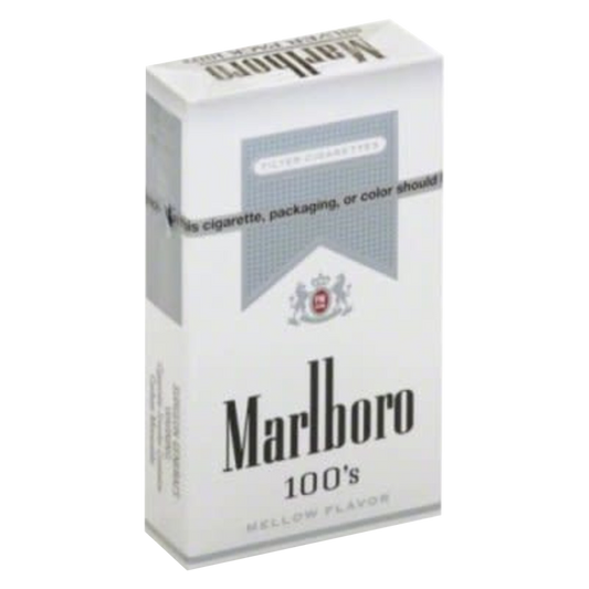 Marlboro Silver 100s Cigarettes 20ct Box 1pk