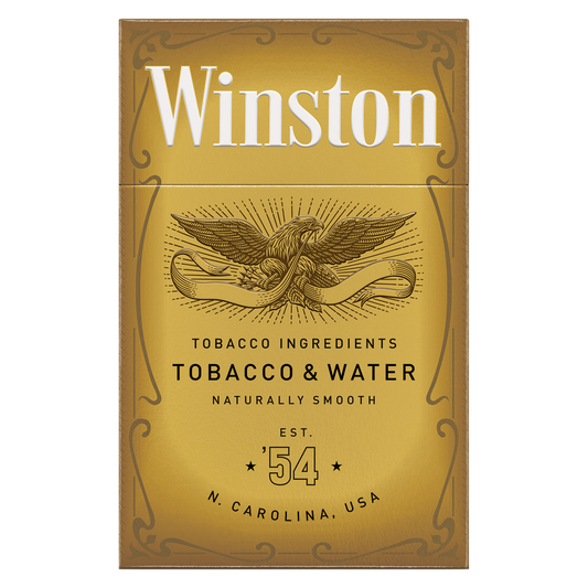 Winston Gold Cigarettes 20ct Box 1pk